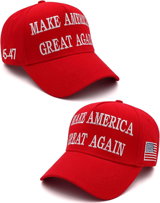 The Official MAGA Hat - Trump USA Flag